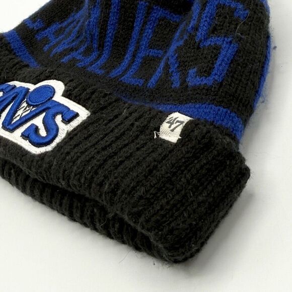 47Brand Cleveland Cavaliers Beanie with Pom Pom Winter Hat - Picture 3 of 5